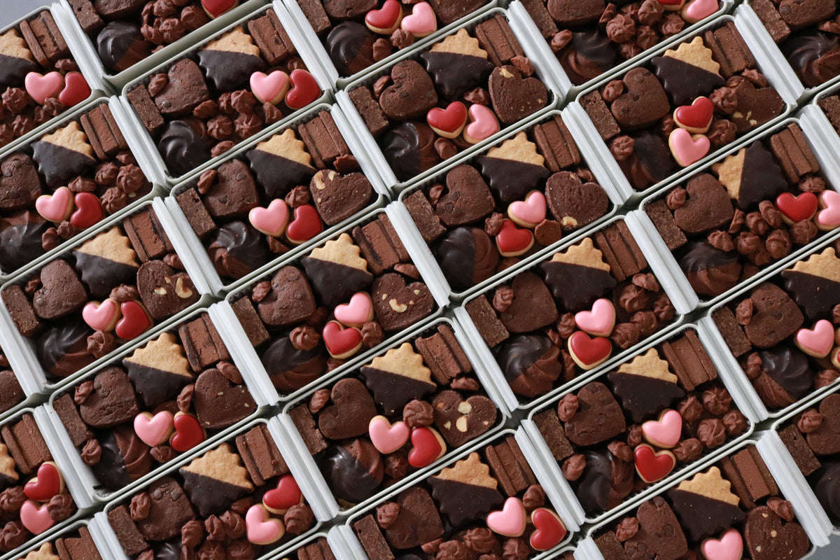 【新作】チョコまみれなバレンタインクッキー缶